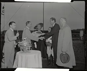 George D Prints: Owner of Nashua Receiving Trophy