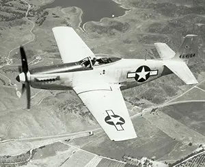 Cockpit Prints: P-51 Mustang in Flight