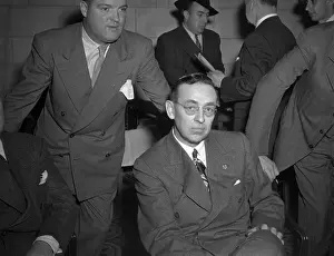 P. K. Wrigley of The Chicago Cubs Sitting in Meeting
