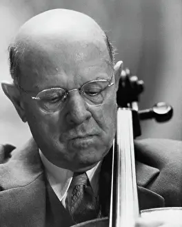 Pablo Casals Playing Cello