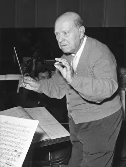 Pablo Casals Rehearsing