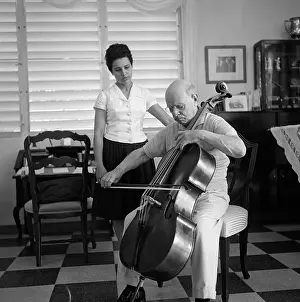 Pablo Casals with His Wife Marta