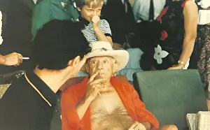 Pablo Picasso Smoking