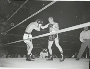 Paddy Young and Bobo Olson Boxing