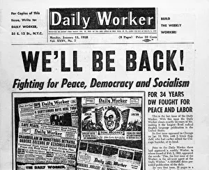 Headline Prints: Front Page of Communist Paper