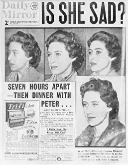 Margaret Prints: Front Page of London Daily Mirror