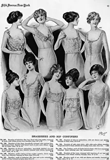 Corset Prints: Page Of Women'S Corsets From Catalog