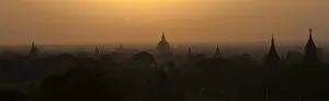 Pagoda filed in Bagan