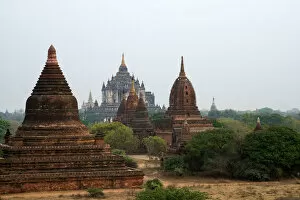 Images Dated 11th March 2016: Pagoda, Old Bagan Mandalay