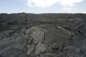 Pahoehoe lava, East Rift Zone, Kilauea volcano, Big Island, Hawaii, USA