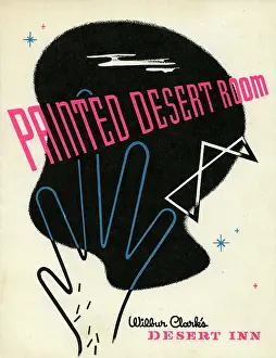 Nevada Prints: Painted Desert Room, Wilbur Clark's Desert Inn