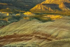 Landsca Prints: Painted Hills, John Day Fossil Beds National Monument, Mitchell, Oregon, USA