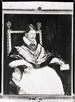 Catholic Prints: Painted Portrait of Pope Innocent X