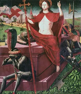 Painted Version of Christ After Resurrection