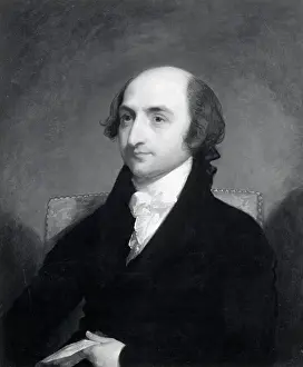 Senator Prints: Painting Of Albert Gallatin, Headshould