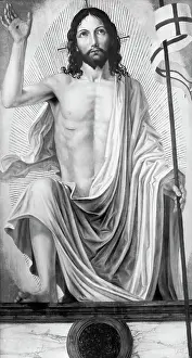 Looking Up Prints: Painting Of Christ Ascending From Tomb