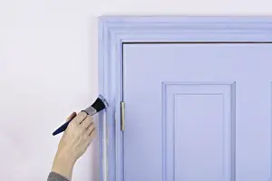 Paint Prints: Painting a door frame