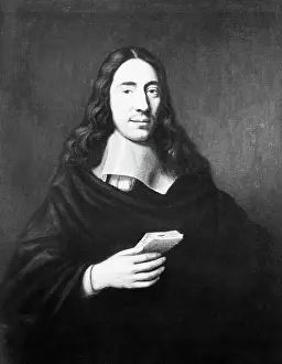 Philosophy Prints: Painting Of Dutch Philosopher Spinoza