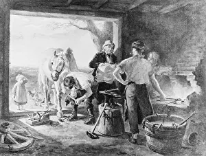Painting Entitle Blacksmith