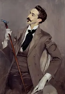 Painting Entitled Le comte Rebert de Montesquiou
