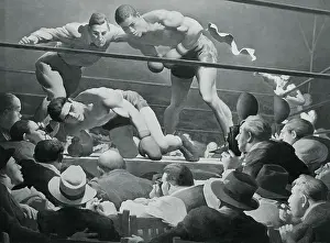 Painting of the Louis Schmeling Boxing Match