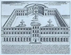 Families Prints: The Palace of Constantine. The palace of the Laterani family came into the hands of Constantine