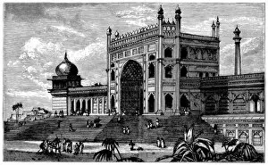 Indian Culture Gallery: Palace in Delhi (Jama Masjid)