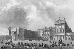 England Royalty Black Prints: Palace Exterior