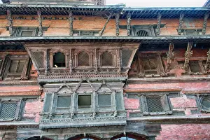 Bhaktapur Prints: The Palace of Fifty-five Windows, Bhaktapur, Nepal