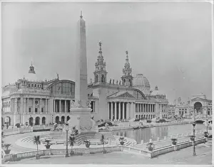 Prints of View from the south, showing the Palace of Mechanic Arts at The Columbian Exhibition, or Chicago World's Fair, 1893. (Photo by (F. Lewis/Archive Photos/Getty Images) Urban Echoes of America’s Golden Age: Palace Of Mechanic Arts