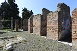 Images Dated 18th April 2015: The Palace of Sannitica, Pompeii