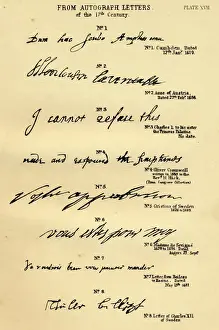 Palaeography historic writing examples 17th century