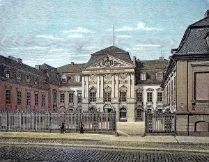 Draw Prints: The Palais Radziwill, also called Palais Schulenburg or the Old Reich Chancellery in Berlin
