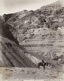 Animal Riding Prints: Palestinian Man On Donkey