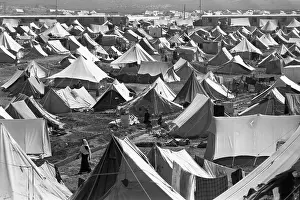 Palestinian Prints: Palestinian Refugee Camp in Jordan