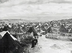 Tripoli Prints: Palestinian Refugee Camp near Tripoli, Lebanon 1955