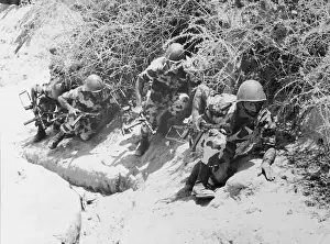Gaza Strip Prints: Palestinian Soldiers Training