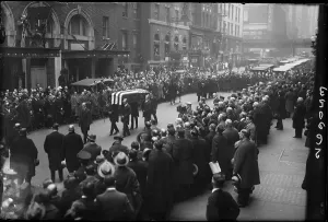 Coffin Prints: Pallbearers Carry Samuel Gompers Coffin