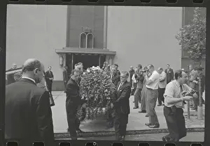 Flushing Prints: Pallbearers Removing Casket of Bernard Baruch
