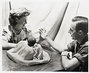 Red Cross Prints: Palm Reader Predicts Future, Red Cross