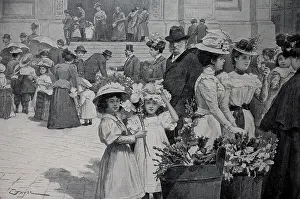 Festive Prints: Palm Sunday in Vienna, Austria