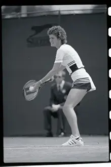 Pam Shriver Serving