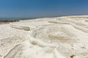 Images Dated 4th August 2016: Pamukkale, Turkey. Travertine pools and terraces