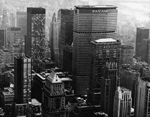 Frederic Lewis Gallery: Pan Am Building And Manhattan Buildings