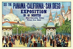 Exposition Prints: See the Panama-California-San Diego Exposition in 45 minutes