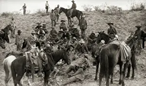 Mexican Prints: Pancho Villa and Troops Take Rest