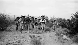 Mexican Prints: Pancho Villa's Troops Walking