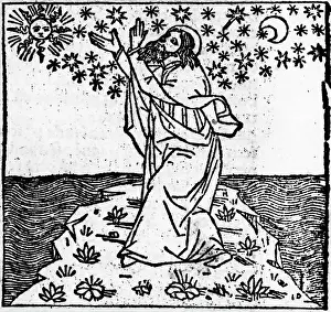 Creations Prints: Panel Illustrating The Creation Of Sky
