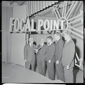 Television Set Prints: Panelists Appearing on Focal Point Forum