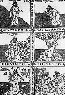 Six Panels Illustrate 6 Days Of Creation